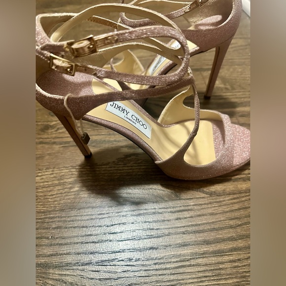 SOLD-BRAND NEW Jimmy Choo Lance 100 Pink. Size 40/US 10. Includes Dustbag. - Picture 3 of 10
